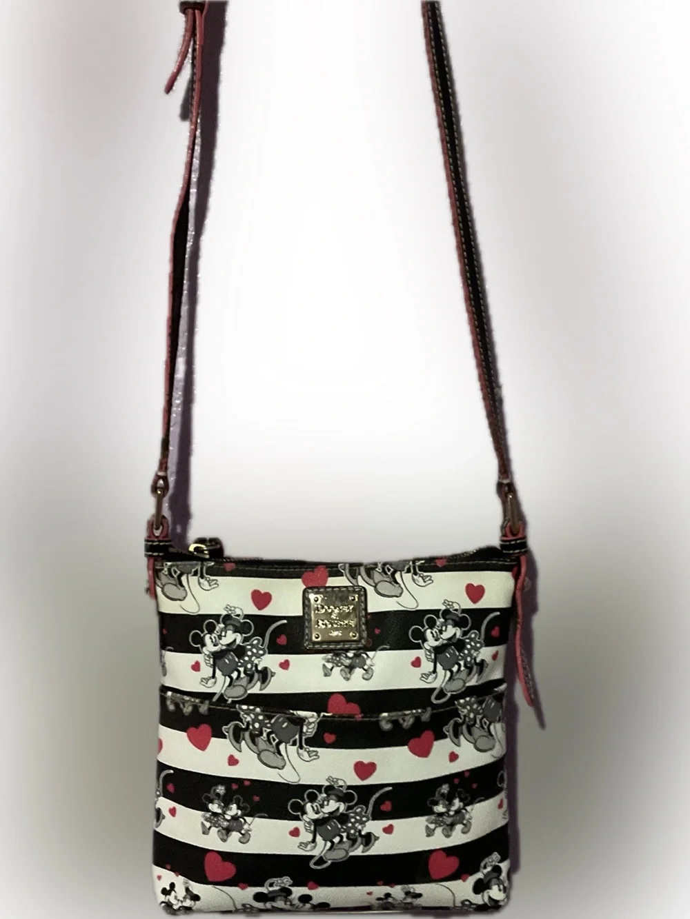 Dooney & Bourke X Disney Retired Sweethearts Mickey & Minnie Crossbody
